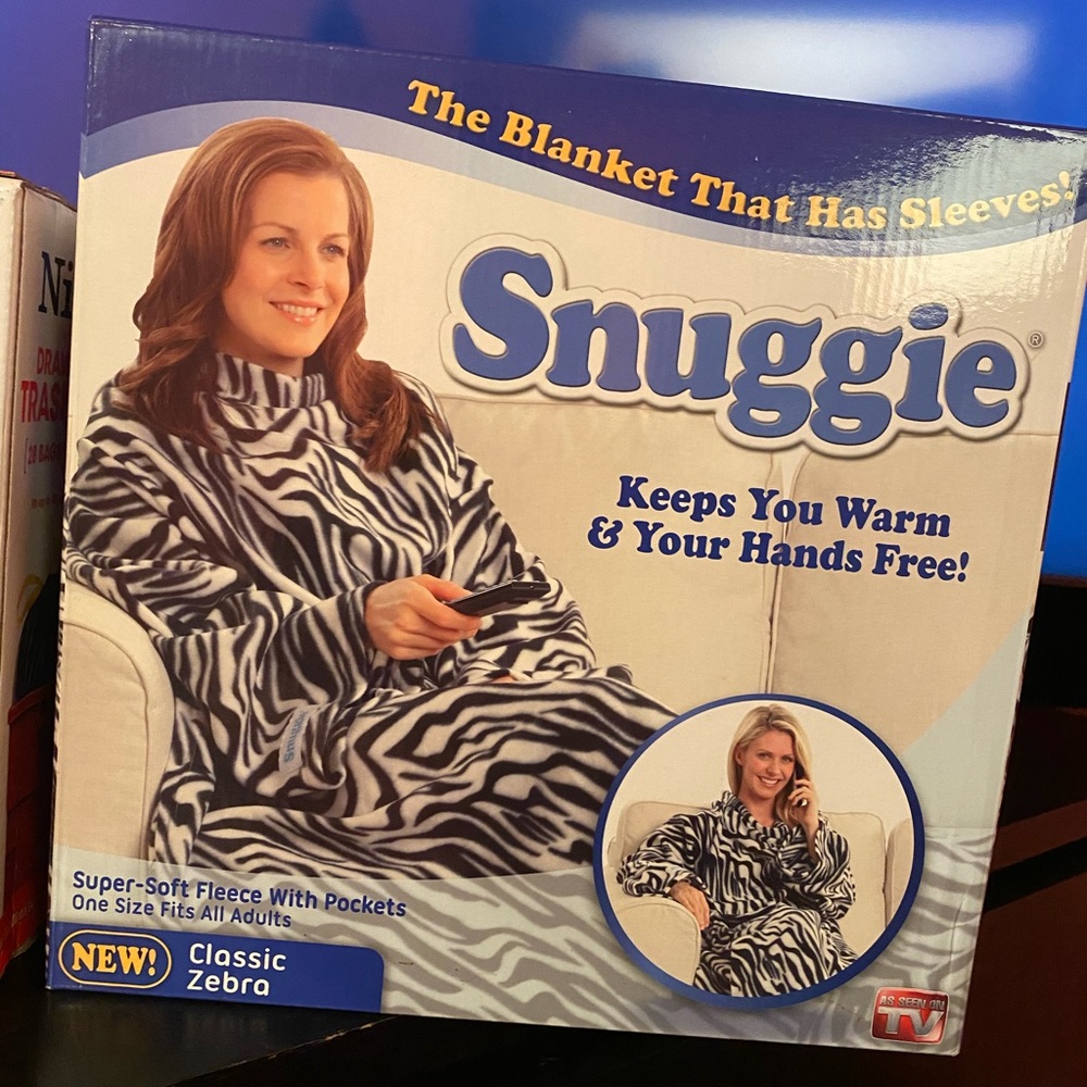 Zebra Print Snuggie